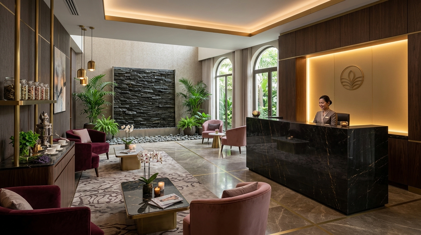 Rosado Spa Reception and Welcome Sanctuary Mohali